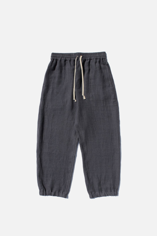 O PROJECT PANAMA MESH CLOTH WOVEN TRACK PANTS - ANTHRACITE