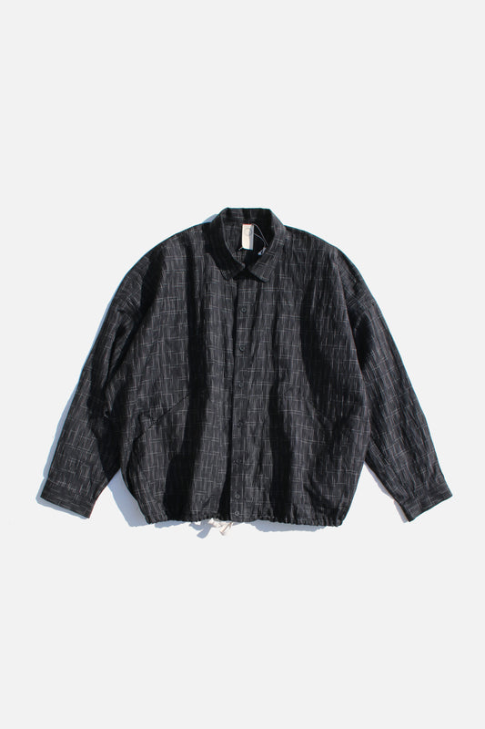 O PROJECT FINE KASURI SHIRTING BALLOON SHIRT