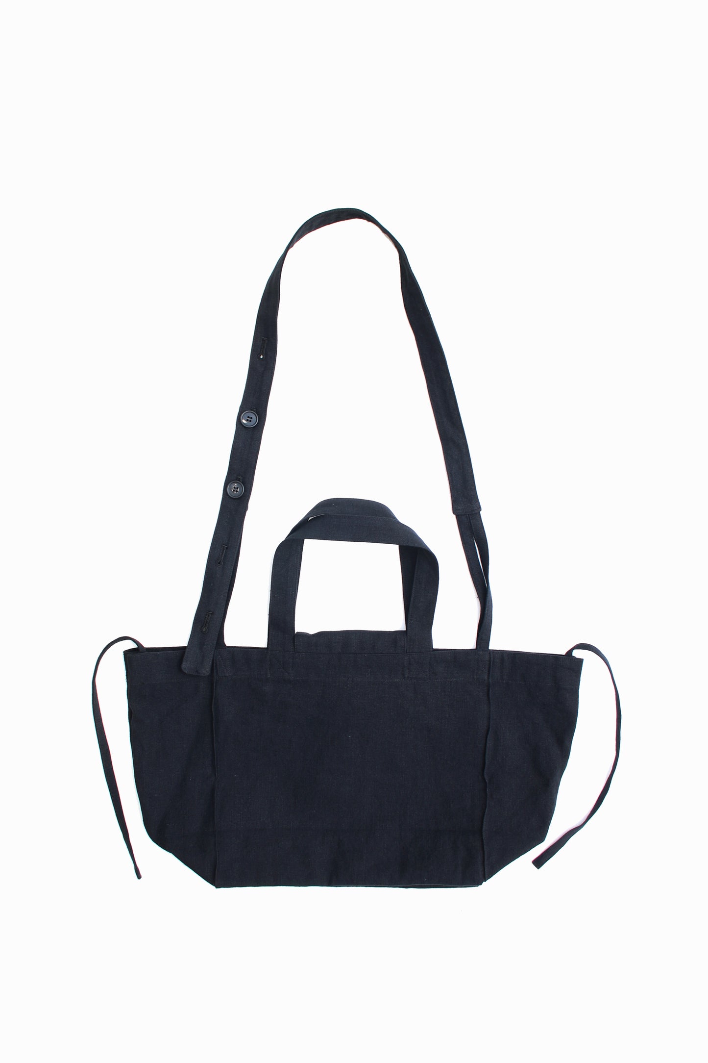 O PROJECT CANVAS 2WAY SMALL CARRIER BAG - BLACK