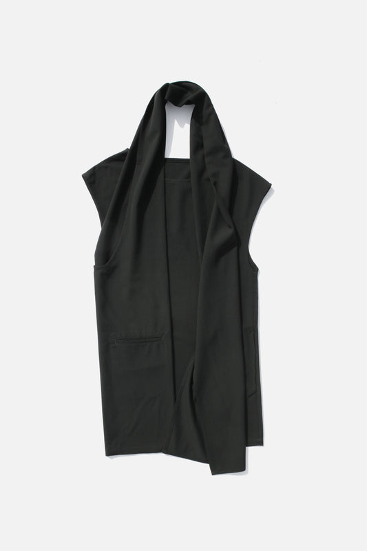 LIMI feu STOLE DRESS BLACK