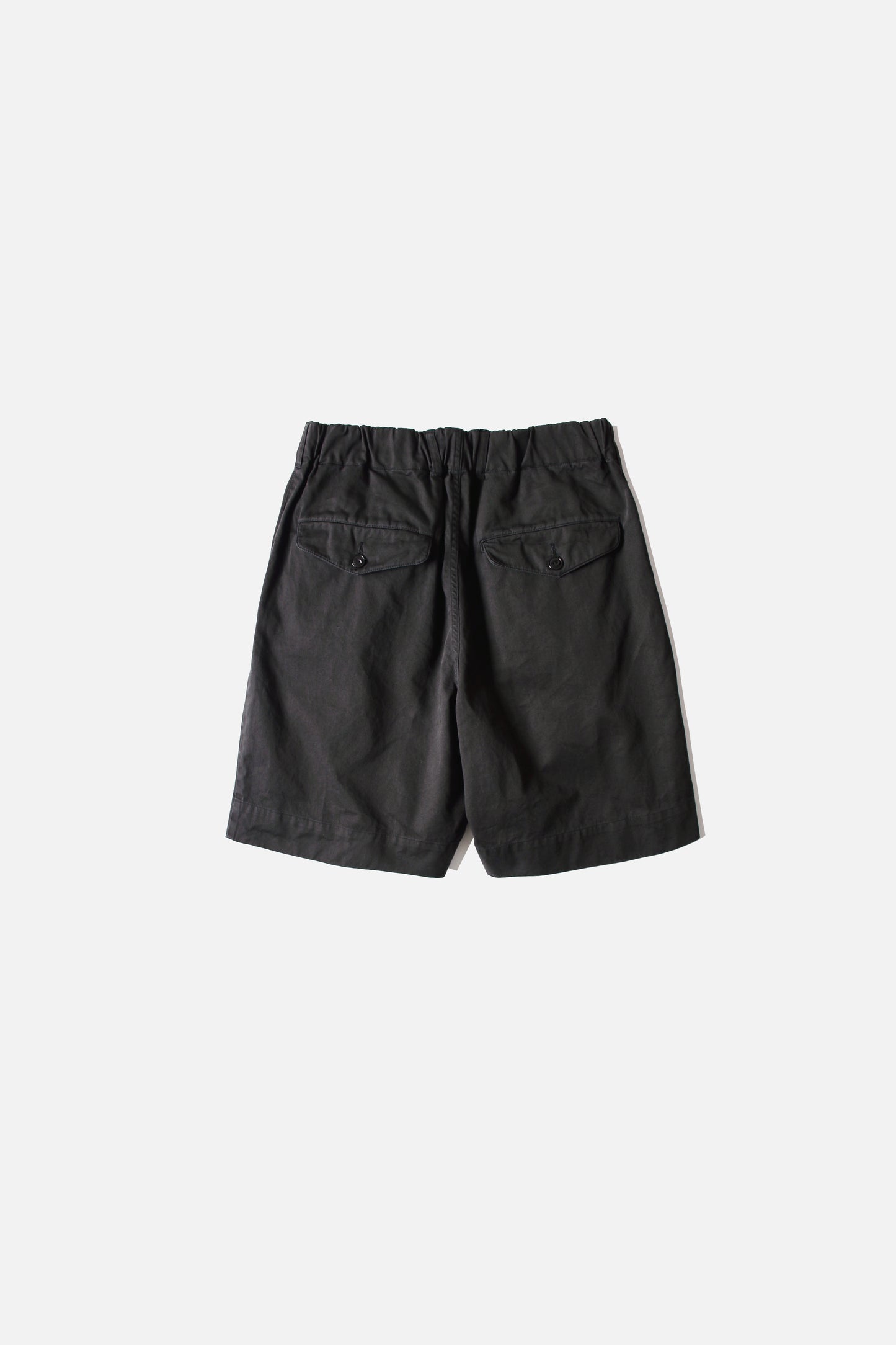 VOAAOV HIGH DENSITY TWILL SHORTS - BLACK