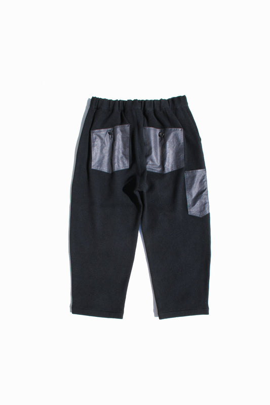 USED DOUBLE KNEE PANTS BLACK