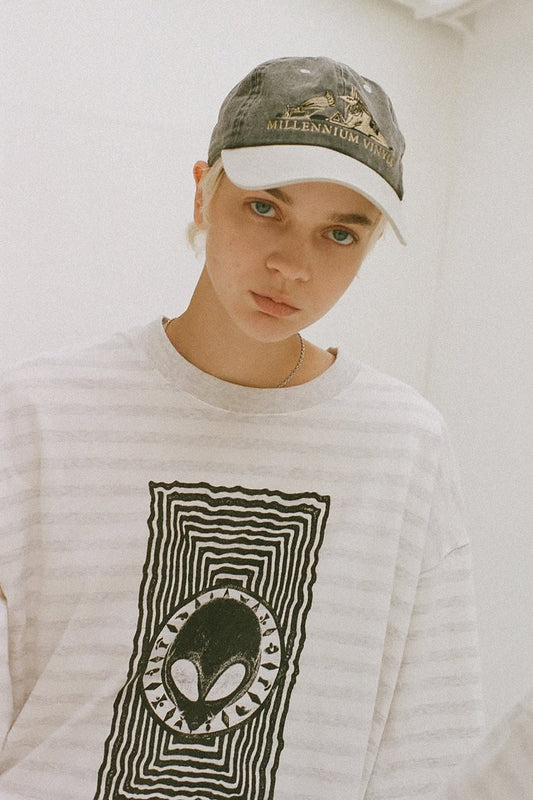 ESSAY ORIGINAL SHADOW STRIPE T-SHIRT - ROSWELL