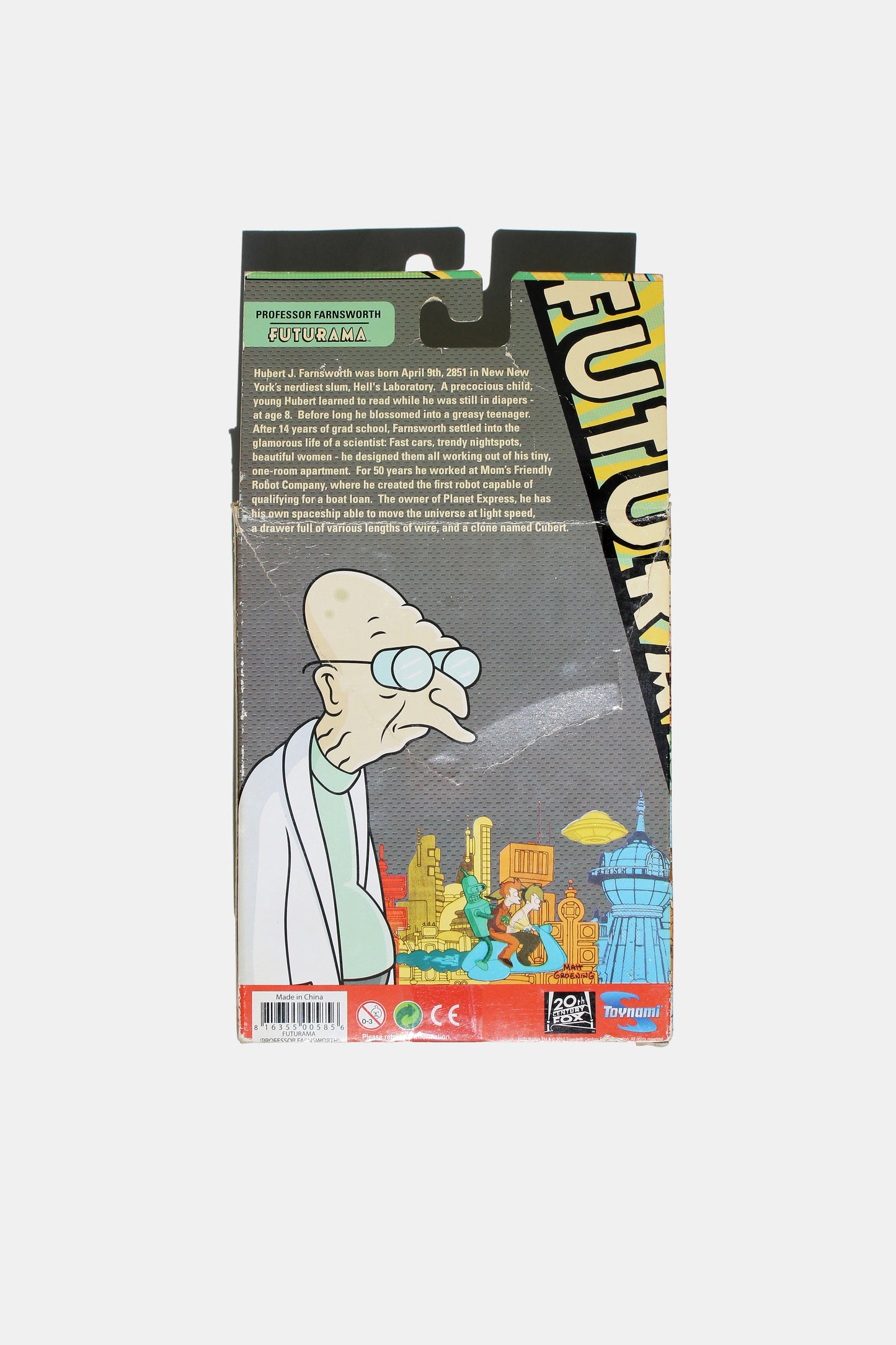 FUTURAMA PROFESSER FARNSWORTH TOYNAMI
