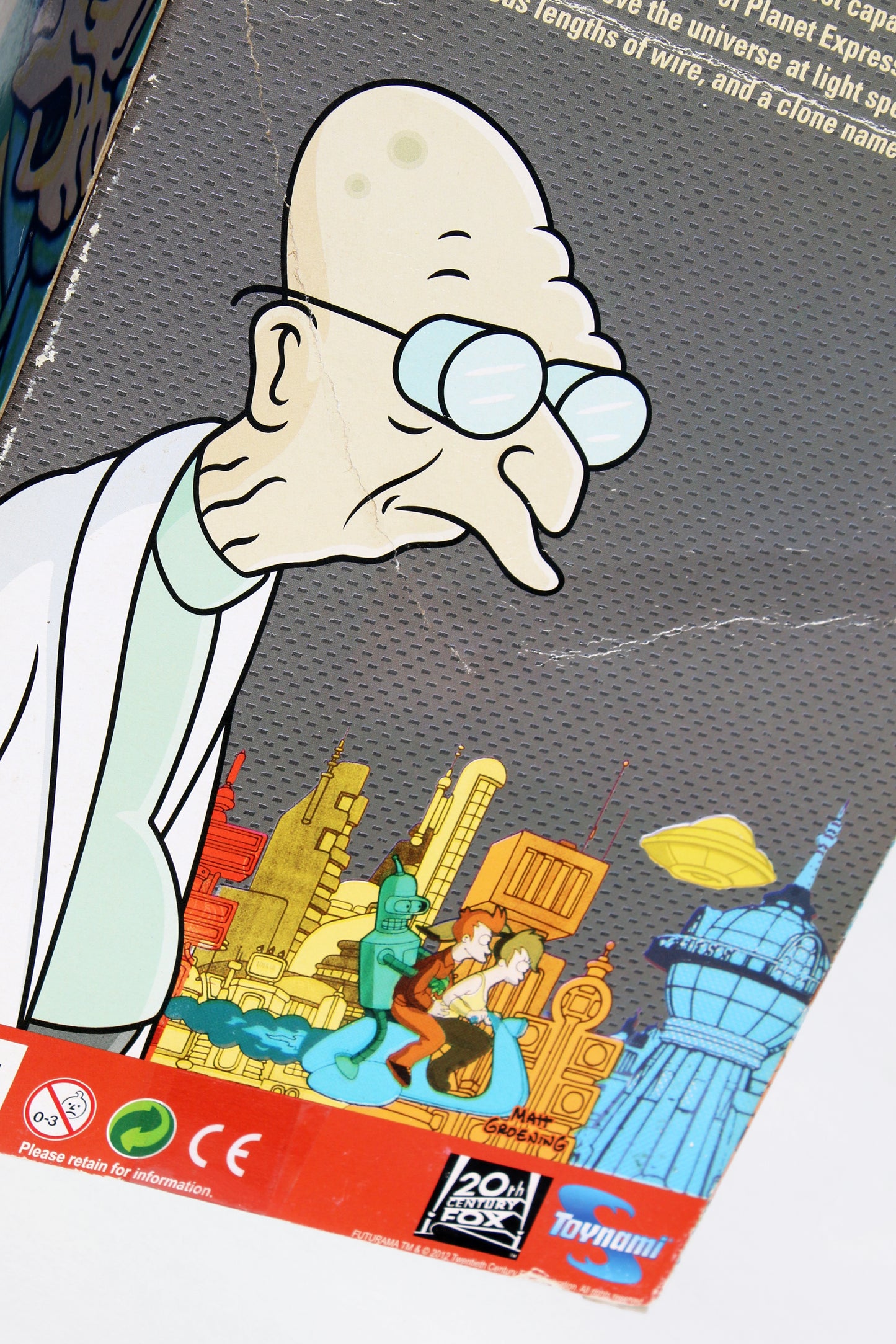 FUTURAMA PROFESSER FARNSWORTH TOYNAMI