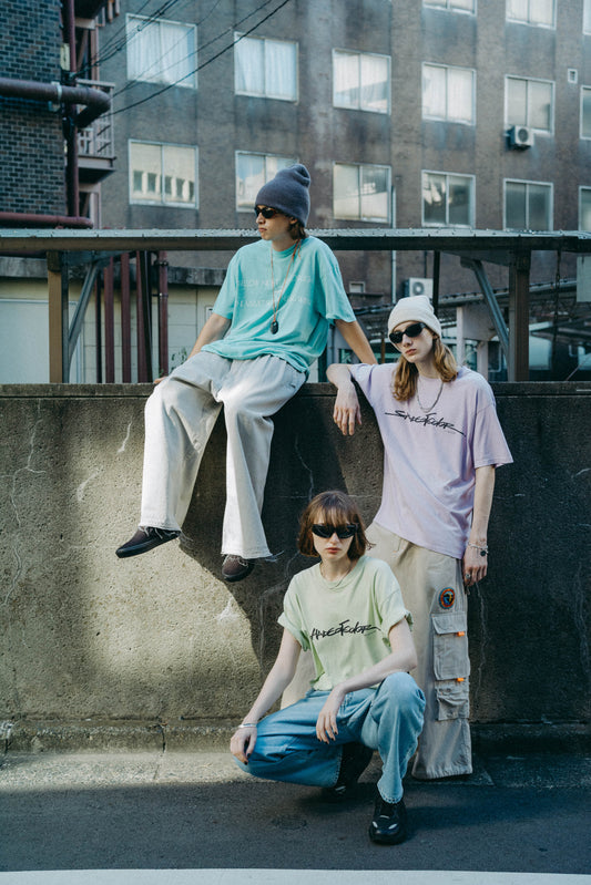 ESSAY PIGMENT S/S T-SHIRT - LIGHT PURPLE