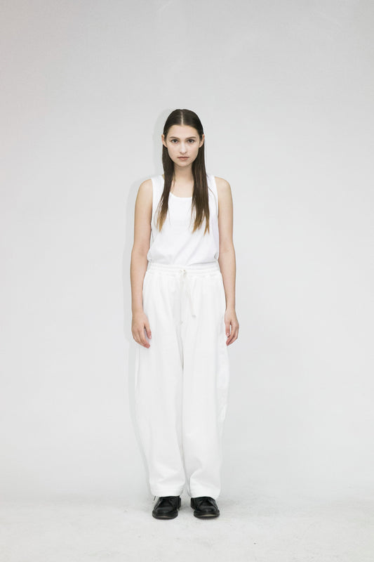 21AW, WM05-SW212052, MY BEAUTIFUL LANDLET TUMBLER BRUSHED BACK PANTS, Off White, Made in Japan, TOYASIDO, Tokyo, 通販, とやしど.