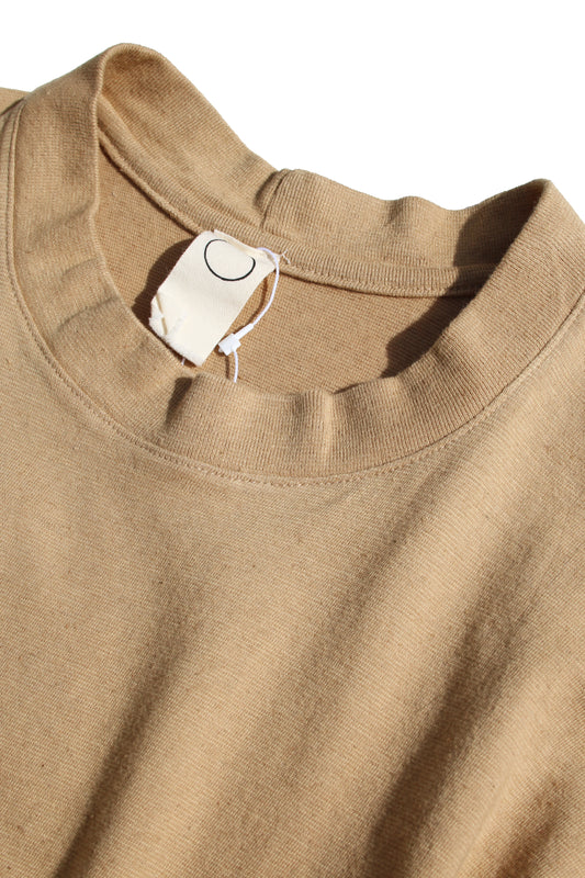O PROJECT COTTON HEMP JERSEY SS TEE - YELLOW BEIGE