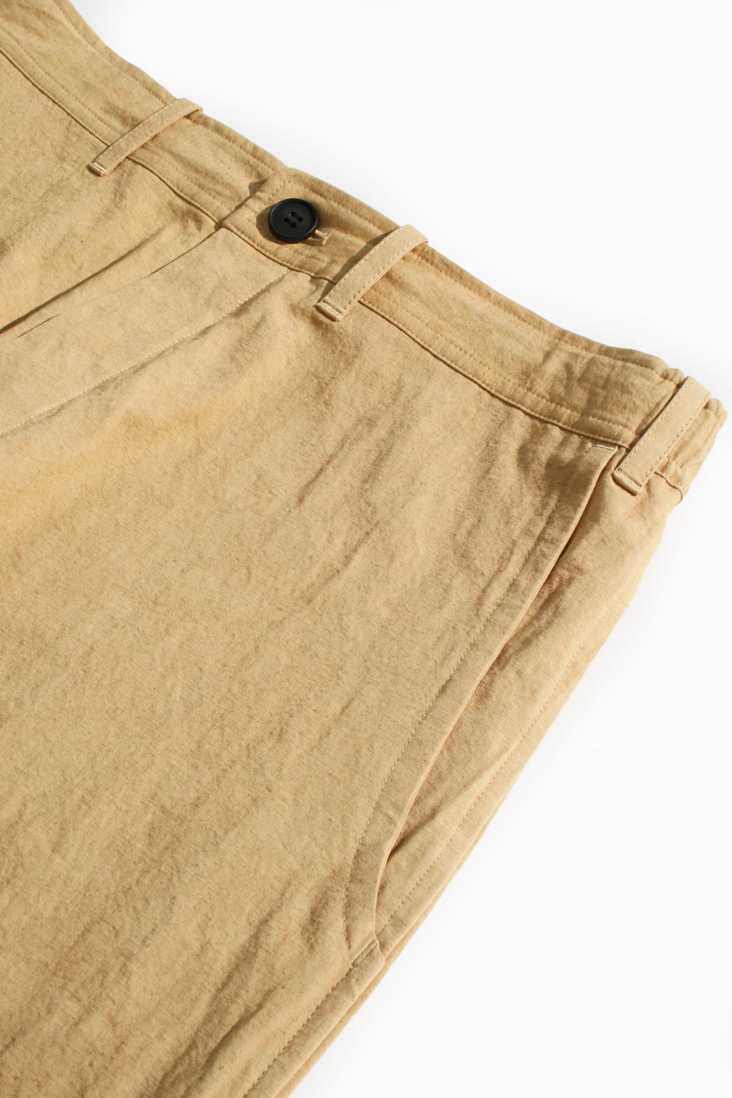 O PROJECT CHINO TROUSERS - MUSTARD