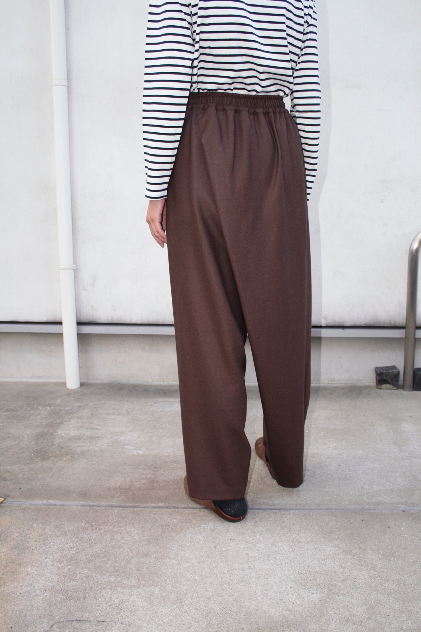 MY BEAUTIFUL LANDLET AUSTRALIA FLANNEL PANTS - BROWN / BLACK