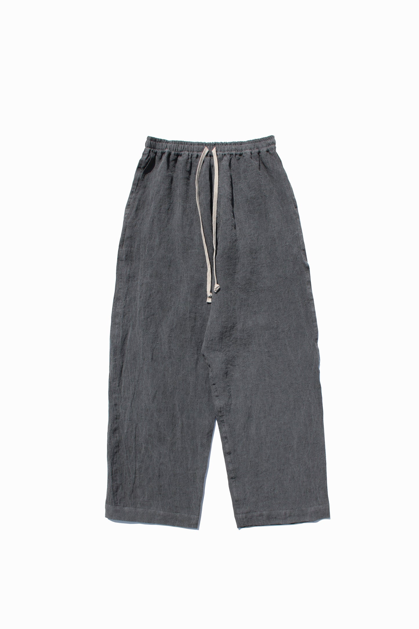 O PROJECT FLAX LAWN JOGGING TROUSERS - DK SUMI DYED