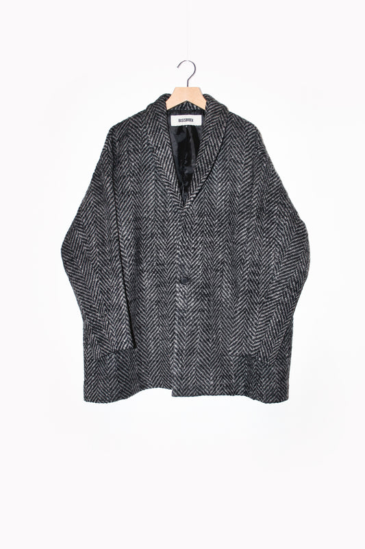 BASISBROEK WOOL ROVING TWEED NEREM JACKET