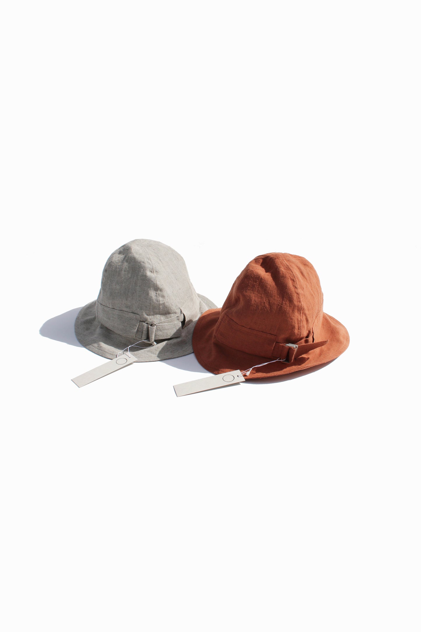 O PROJECT HEMP MELE CLOTH FISHER HAT - NATURAL / RED BRICK