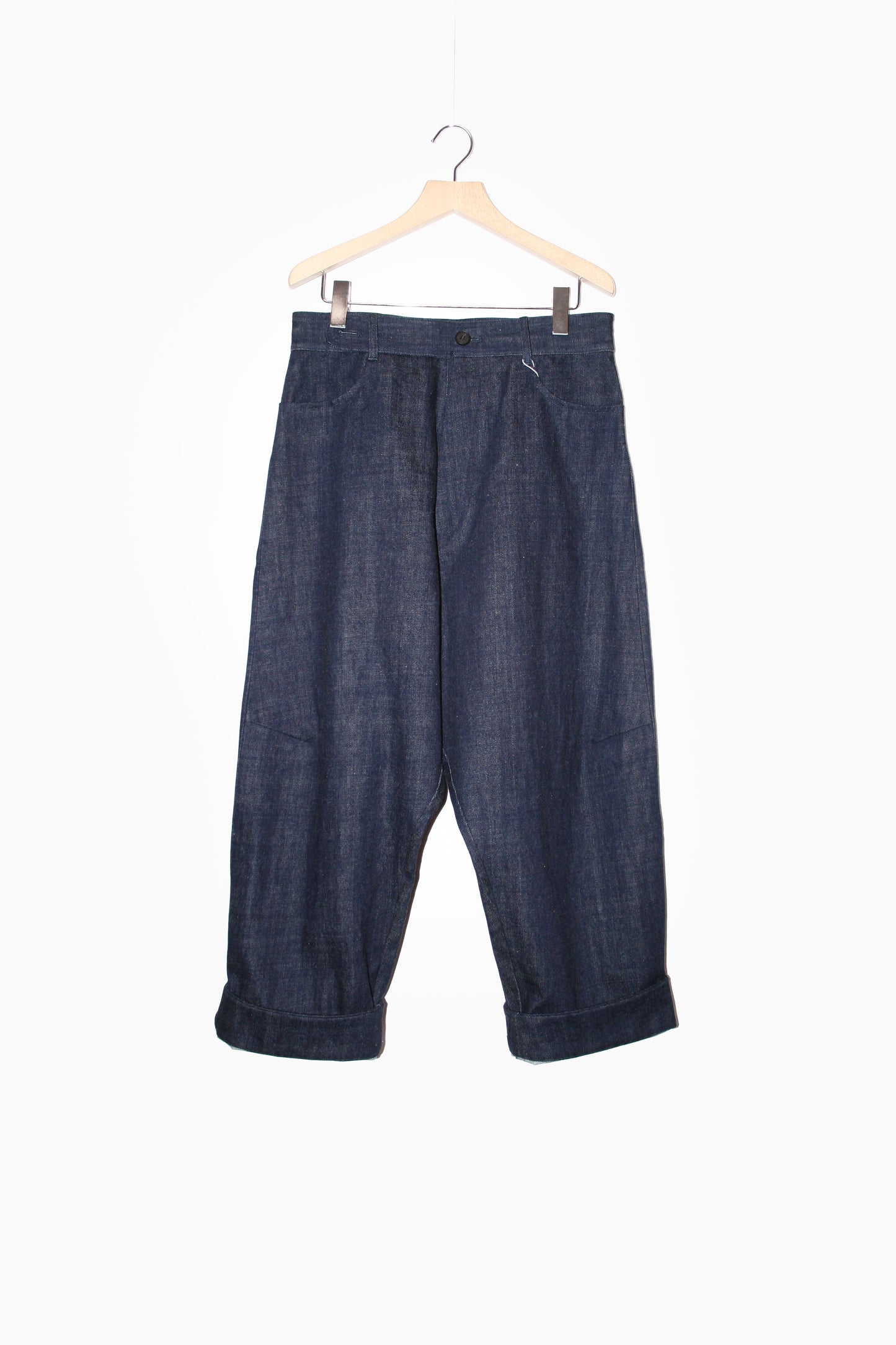 O PROJECT ORGANIC SELVEDGE DENIM TROUSERS - INDIGO