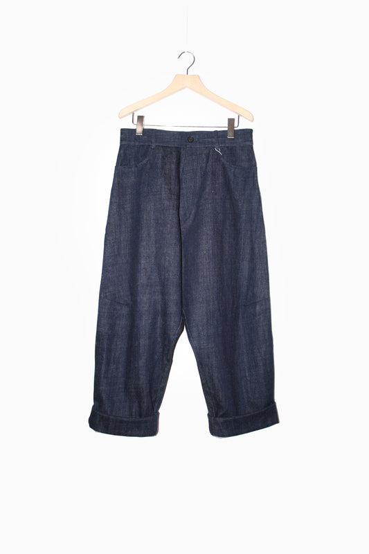 O PROJECT ORGANIC SELVEDGE DENIM TROUSERS - INDIGO