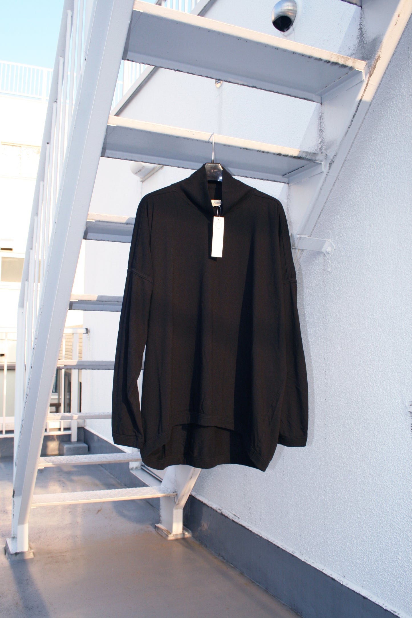 O PROJECT COTTON WOOL JERSEY TURTLE NECK L/S TEE