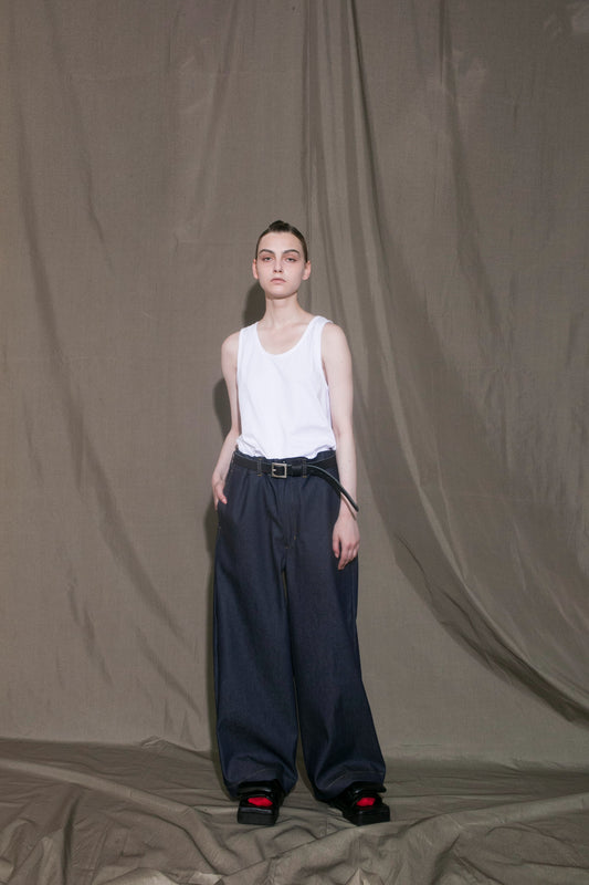 MY BEAUTIFUL LANDLET DENIM PANTS - INDIGO