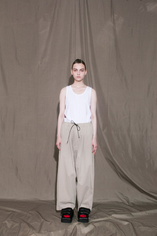 MY BEAUTIFUL LANDLET COTTON NYLON BIO PEACH PANTS - BEIGE