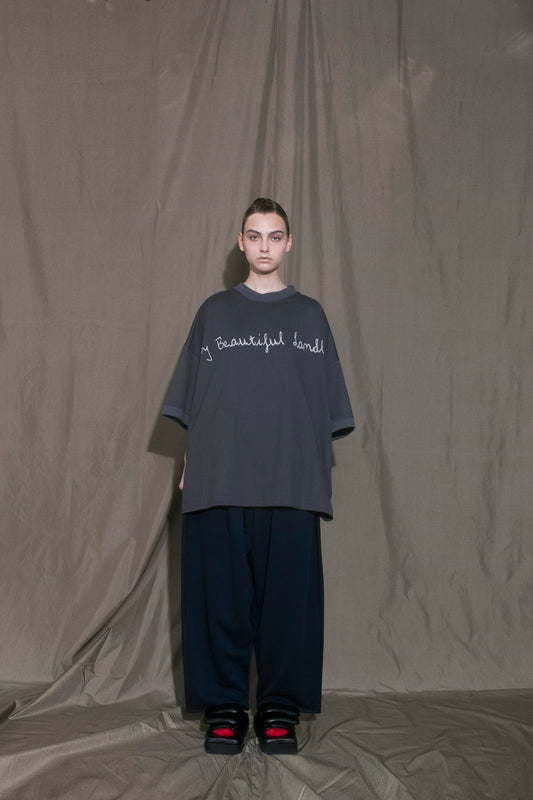 MY BEAUTIFUL LANDLET SUAI-SUAI JERSEY S/S TEE - GREY