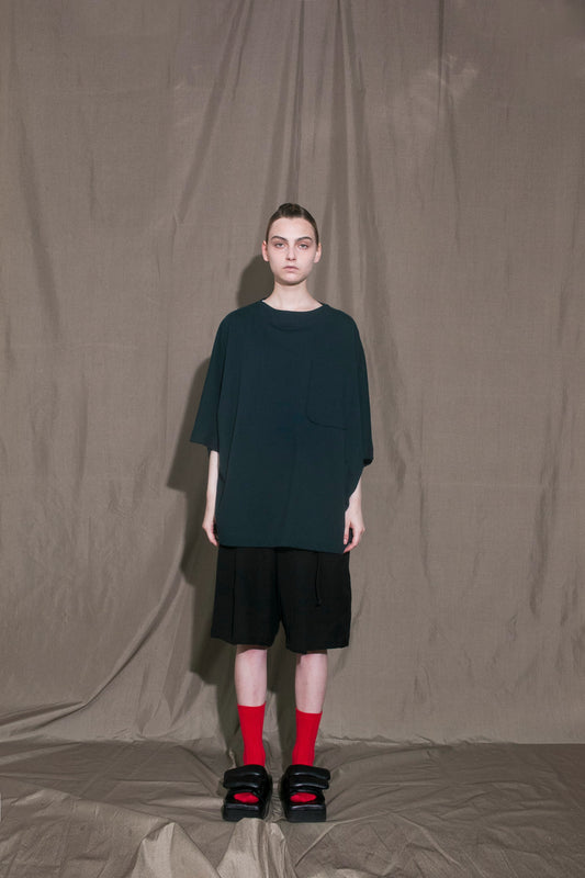 MY BEAUTIFUL LANDLET OPEN END JERSEY S/S TEE- GREEN