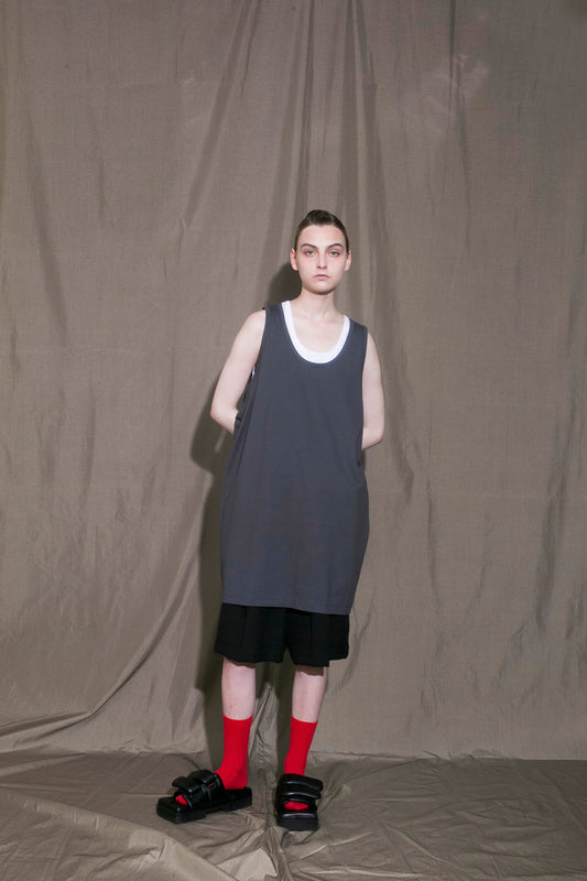 MY BEAUTIFUL LANDLET SUAI-SUAI JERSEY TANK - GREY
